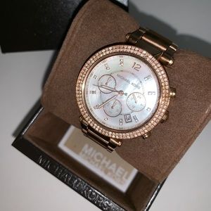 Michael Kors - Parker Rose Gold-Tone Watch